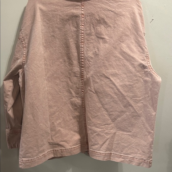 Old Navy Pink Denim Jacket with Brown Corduroy Collar - Picture 14 of 14